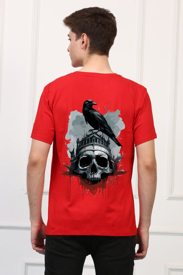 ScareCrow  Skull Printed  T-shirt