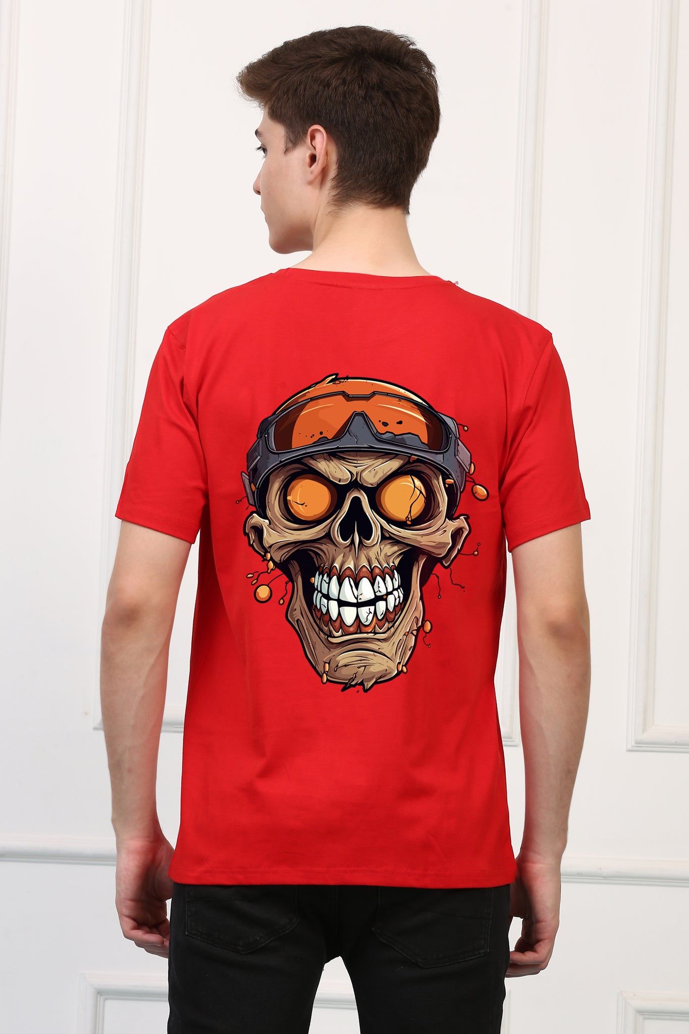 Smiling SKull Printed  T-shirt