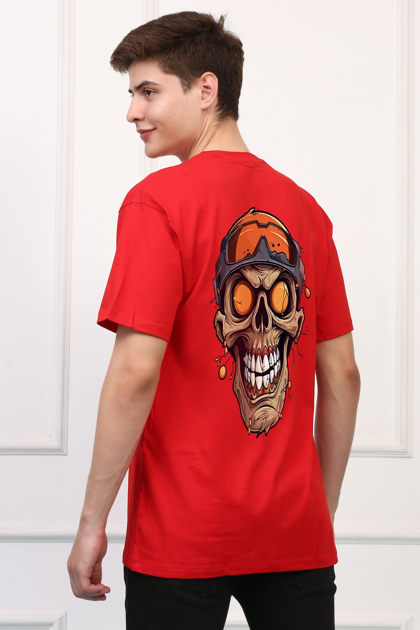 Smiling SKull Printed  T-shirt