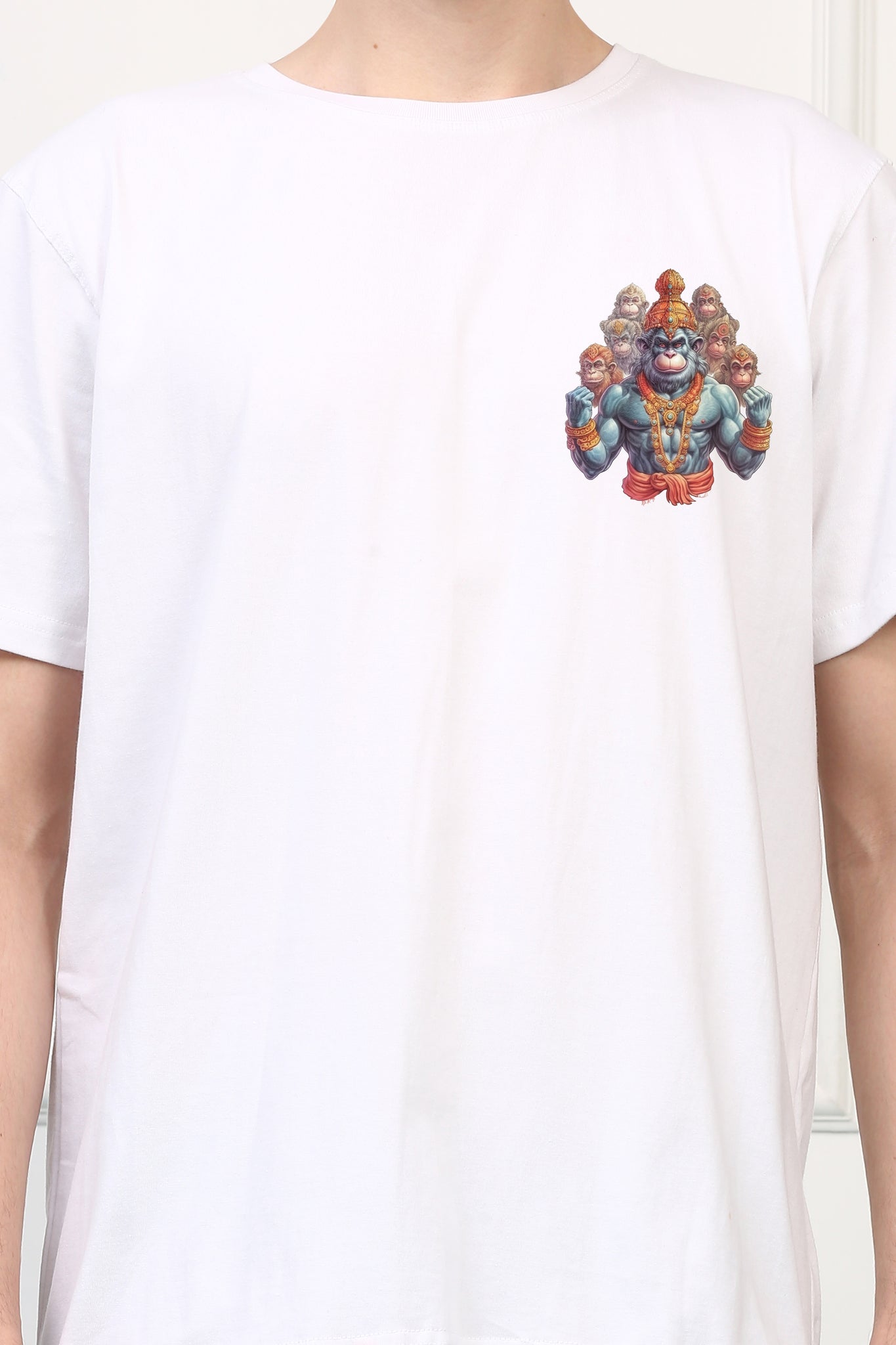 Men's Hanuman Ji Printed Tshirt