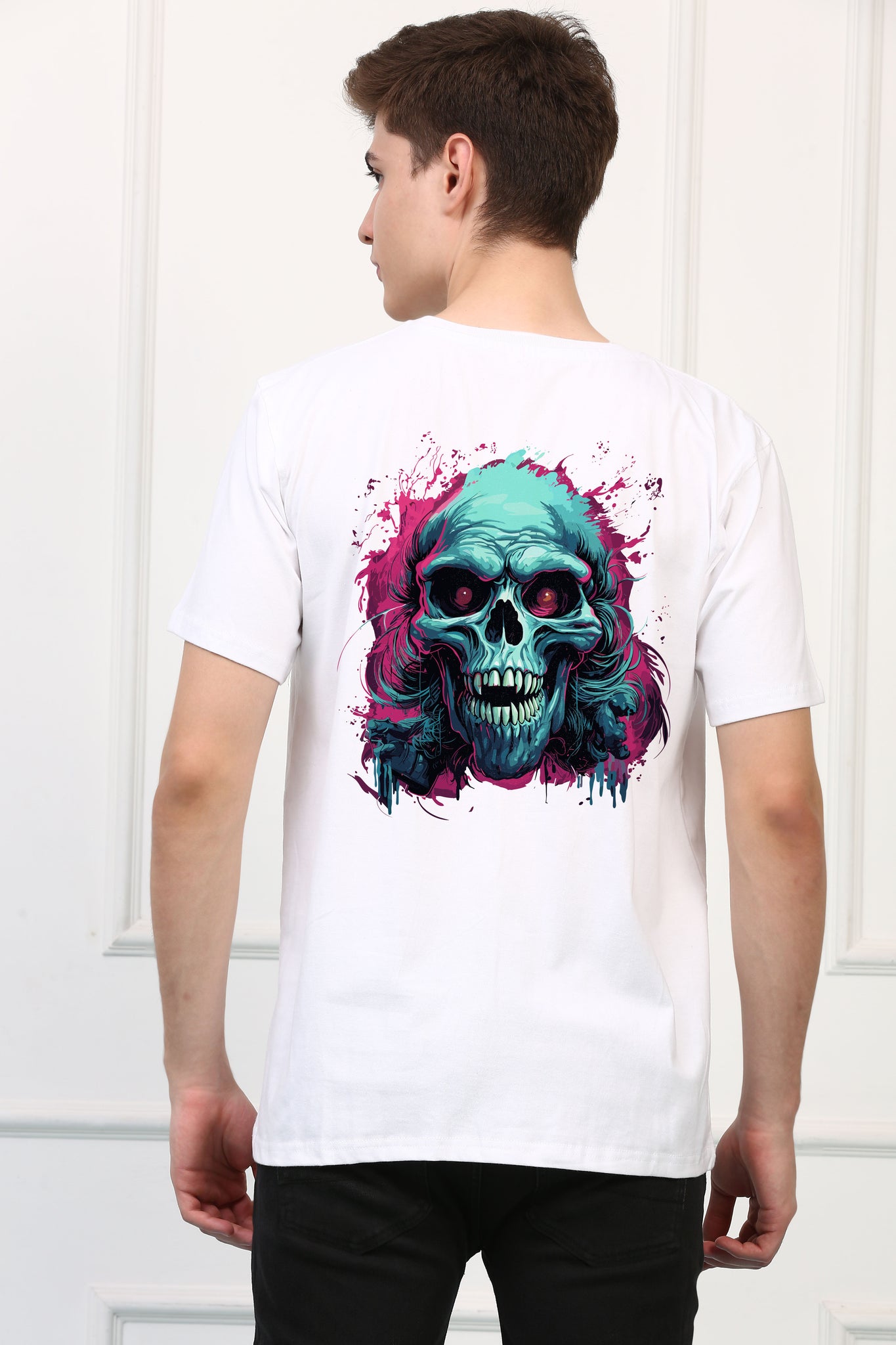 Haunted Skull  Printed  T-shirt