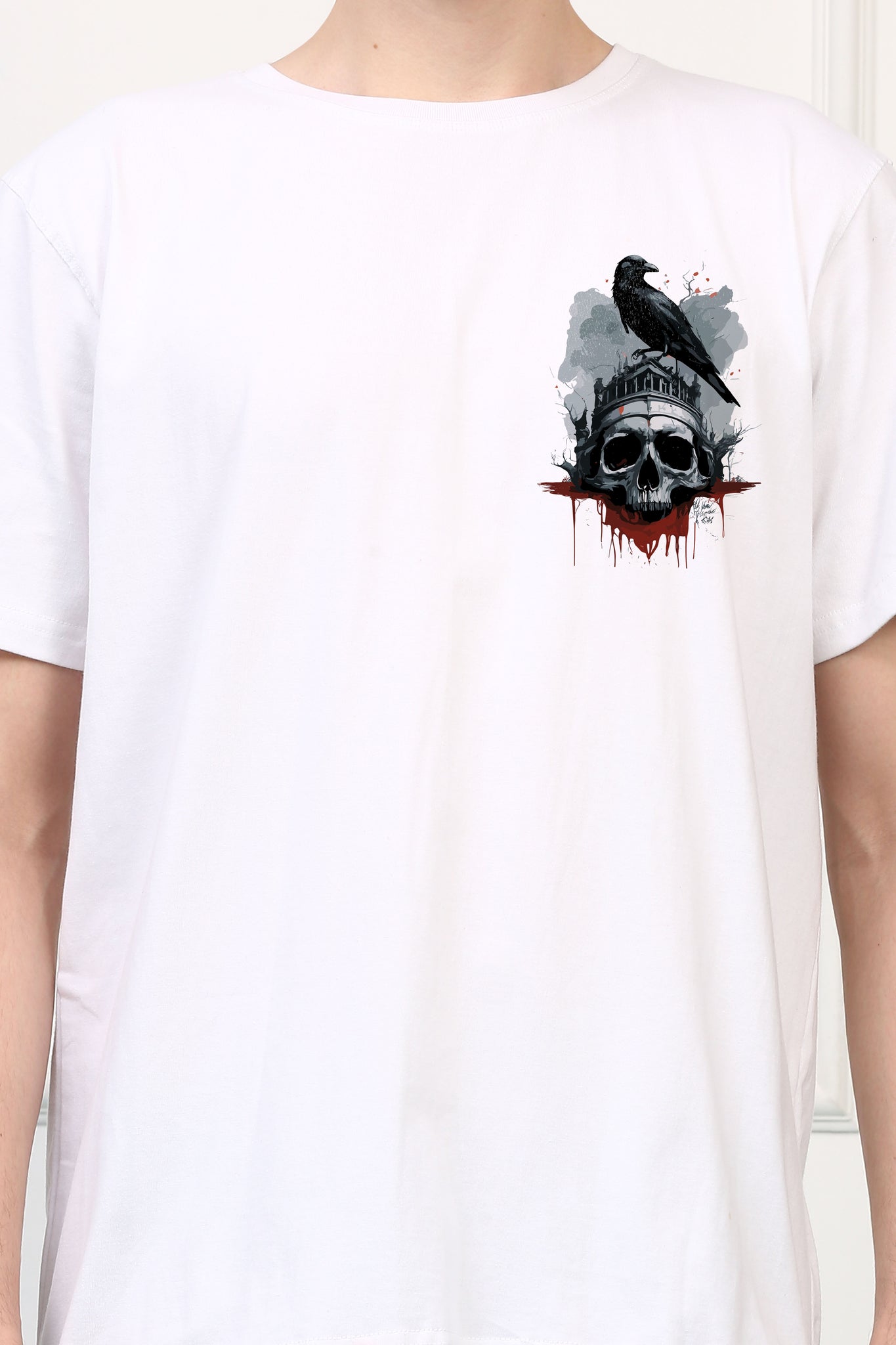 ScareCrow  Skull Printed  T-shirt