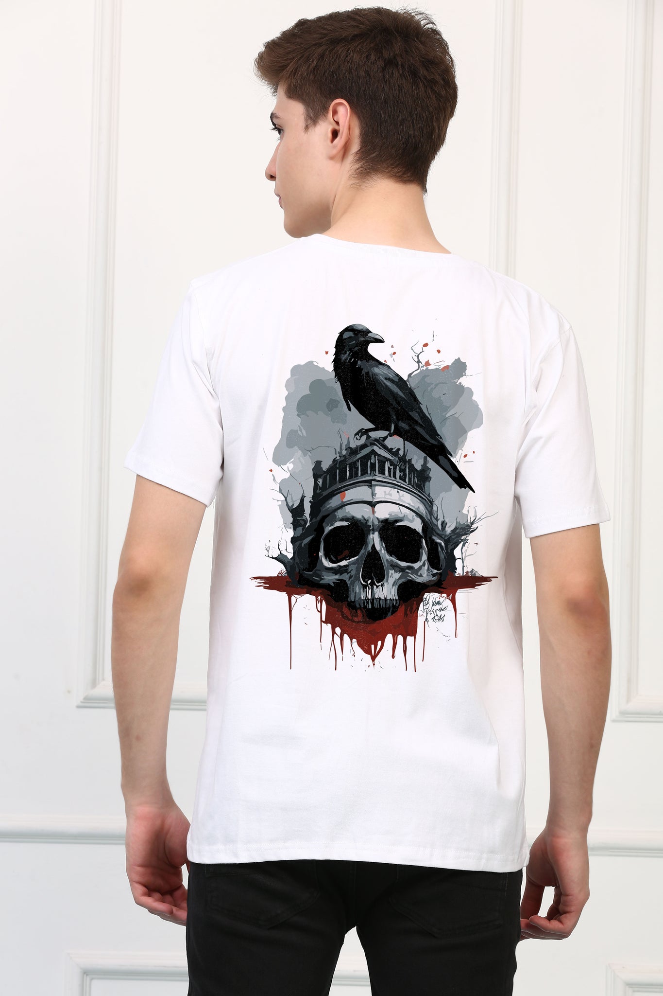 ScareCrow  Skull Printed  T-shirt