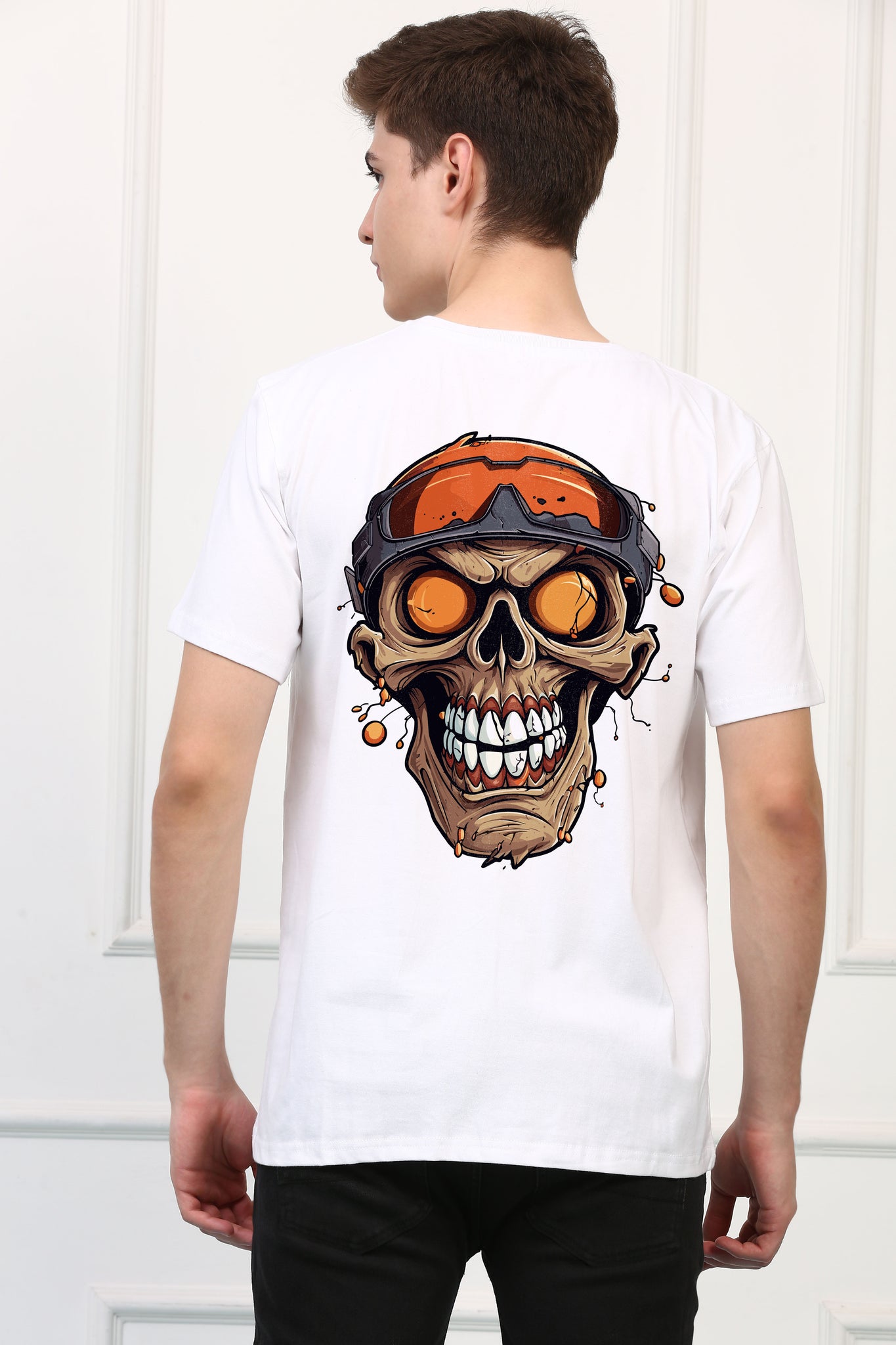 Smiling SKull Printed  T-shirt