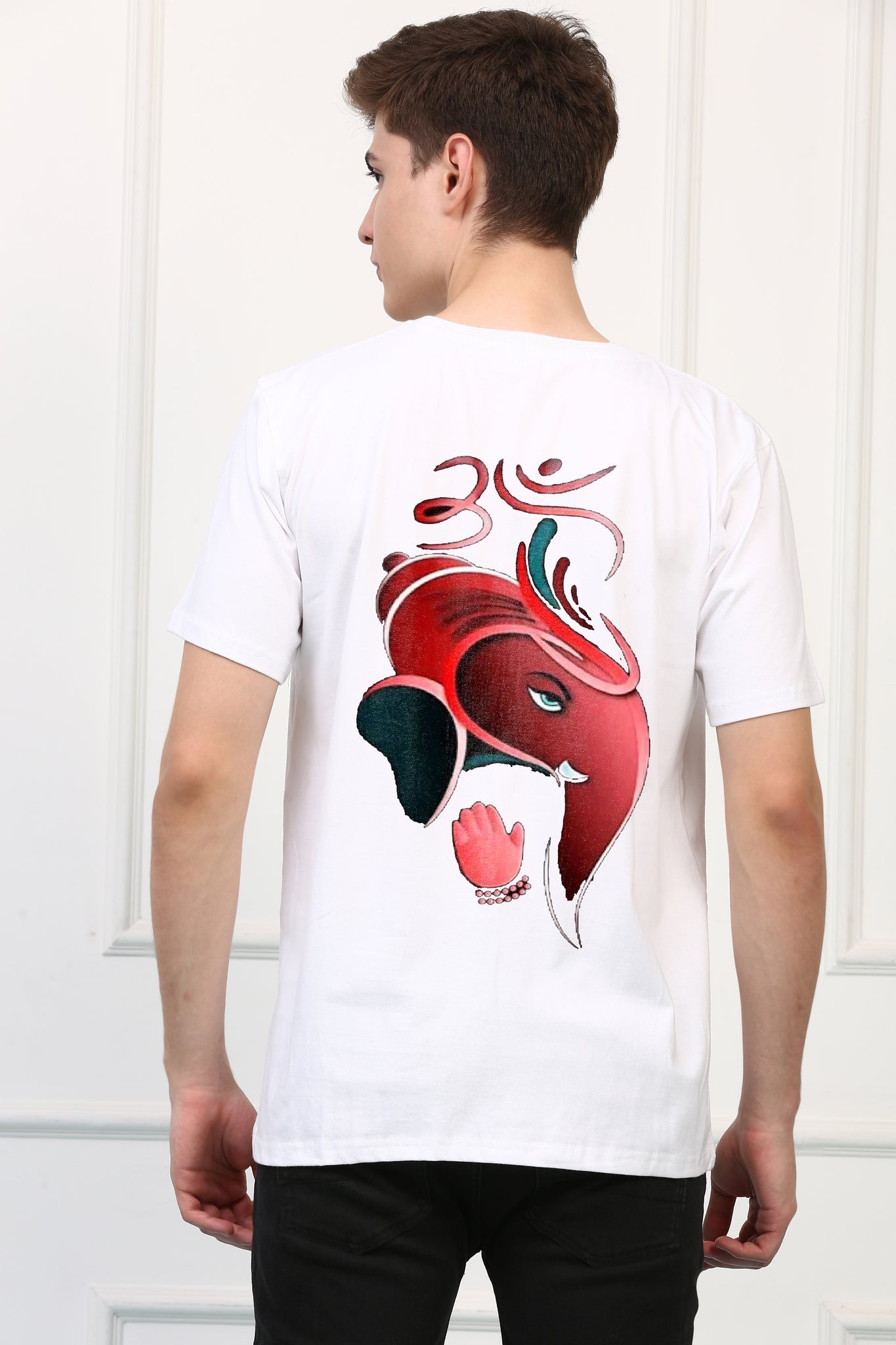 Men's  Ganesh Ji  Printed Tshirt