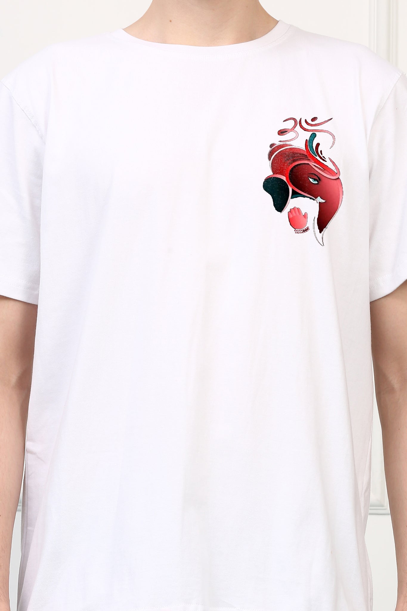 Men's  Ganesh Ji  Printed Tshirt