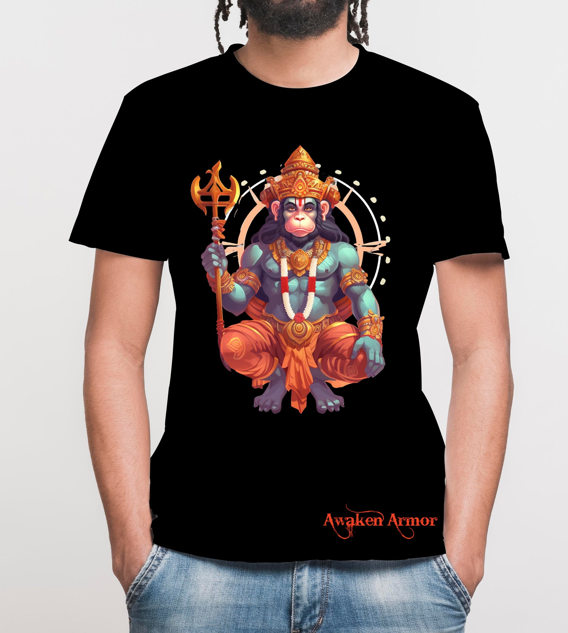 Men's Hanuman   Printed Tshirt