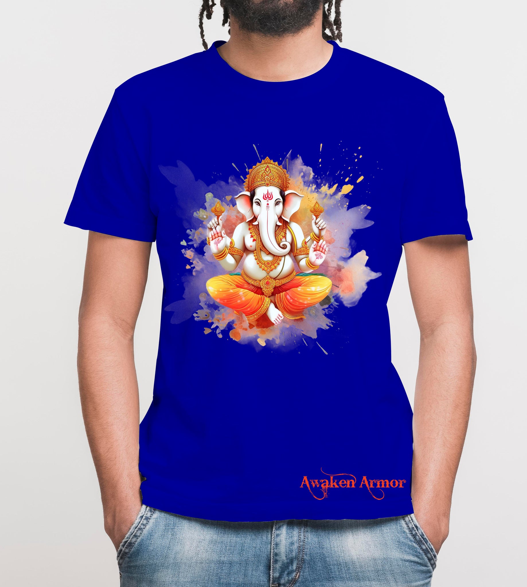 Men's Lord Ganesh  Printed Tshirt