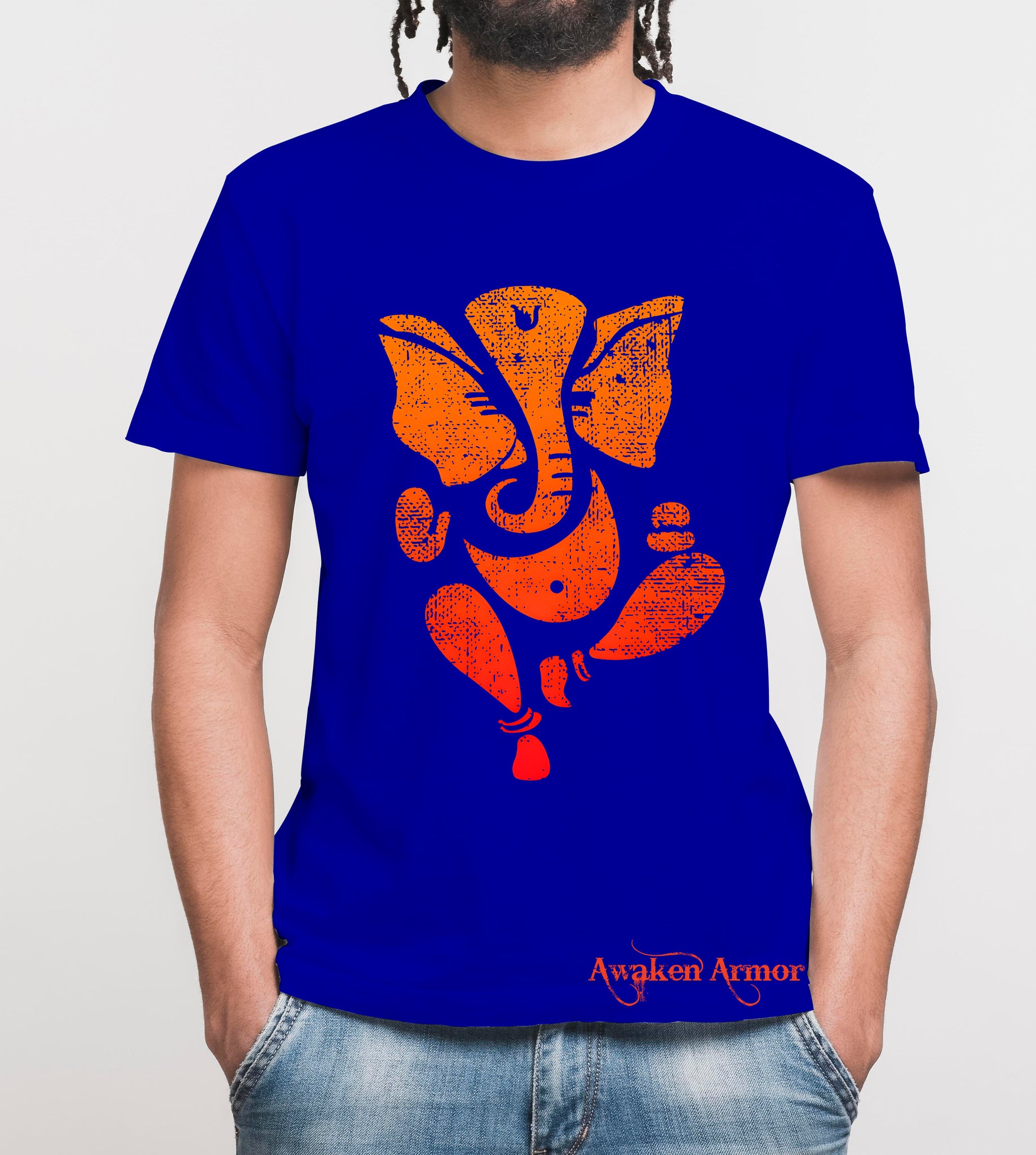 Men's  Lord Ganesh Ji  Printed Tshirt