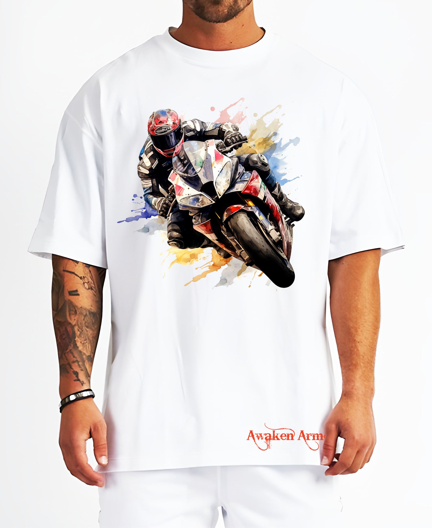 Bike 29 Oversized  Printed Tshirt