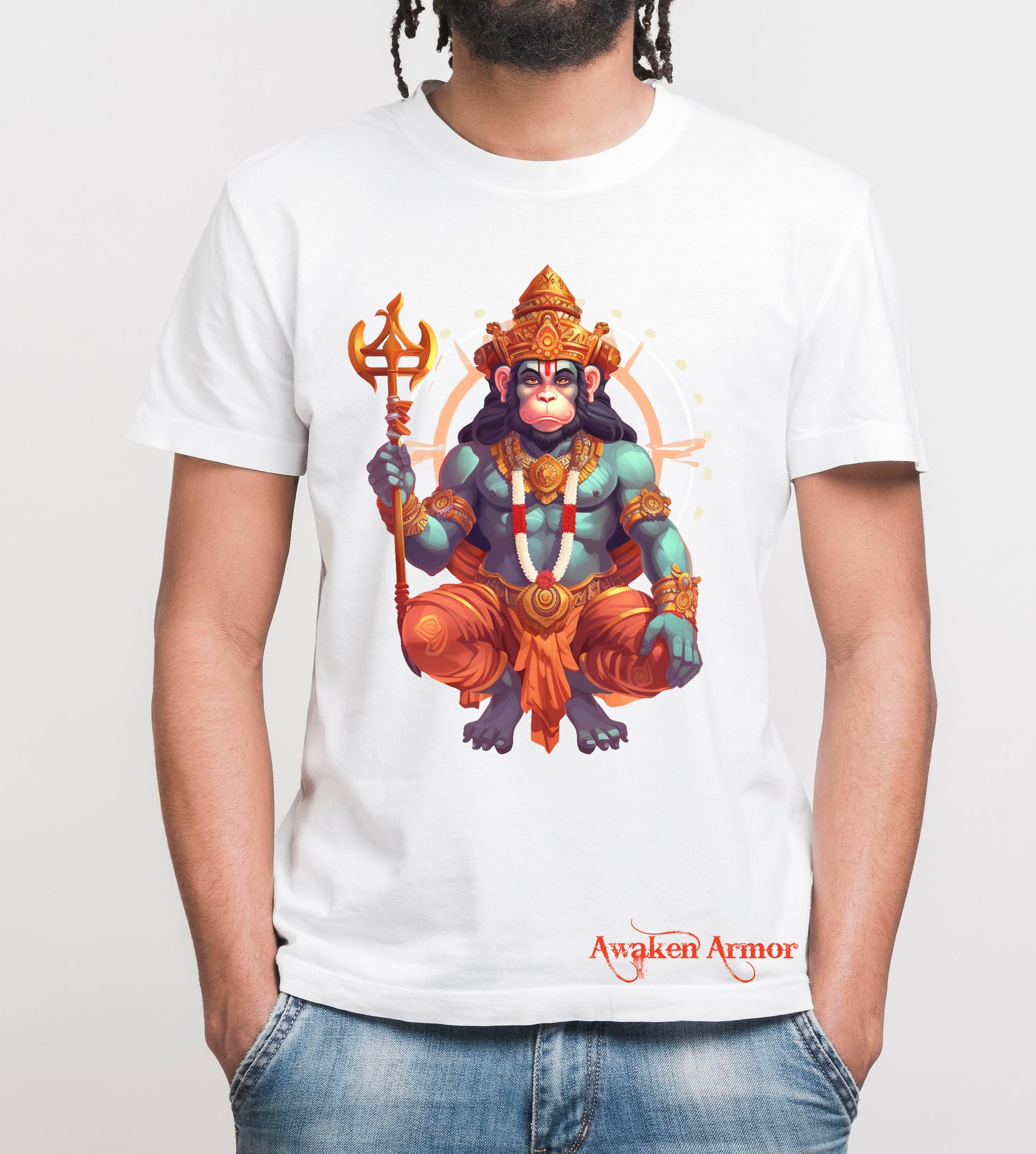 Men's Hanuman   Printed Tshirt