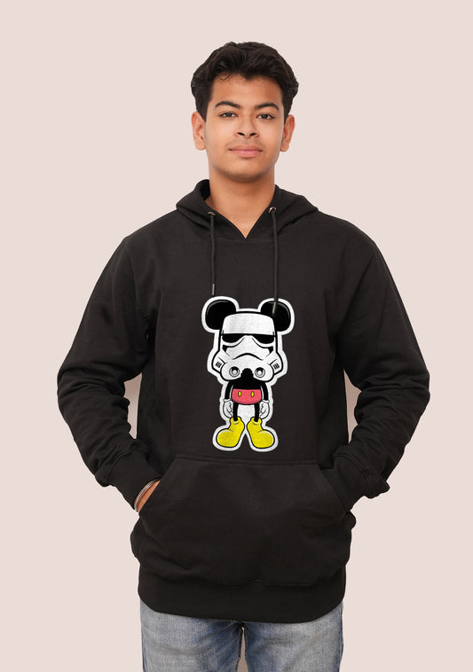 Cartoon Mickey Mask Printed Hoodies