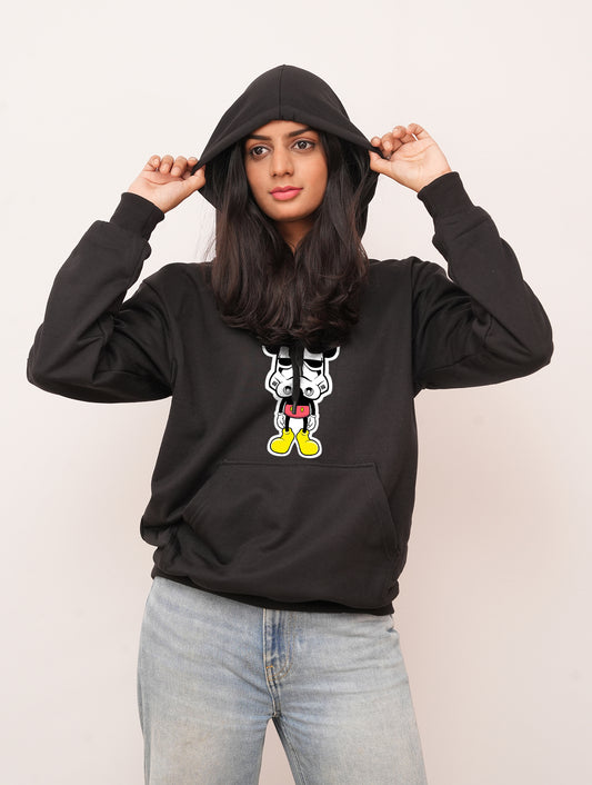 Cartoon Mickey Mask  Printed Hoodies