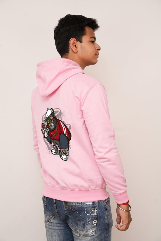 Graffitti Yo Monkey  Printed Hoodies