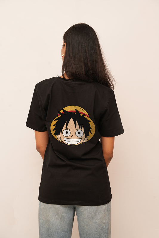 Anime Women Oversized Mungaiwara Printed Tshirt