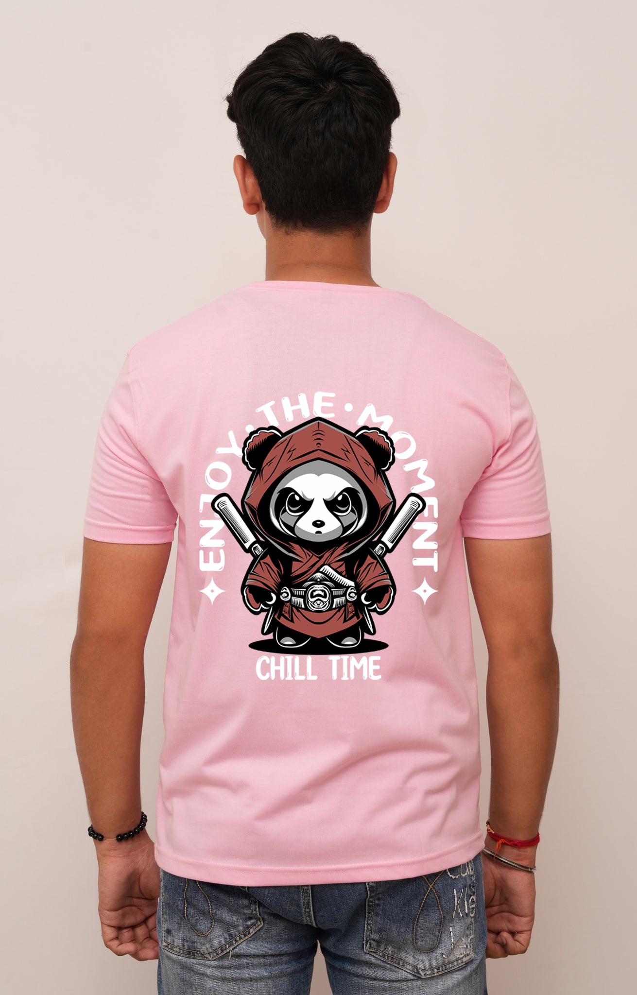 Anime Ninja Panda printed tshirt