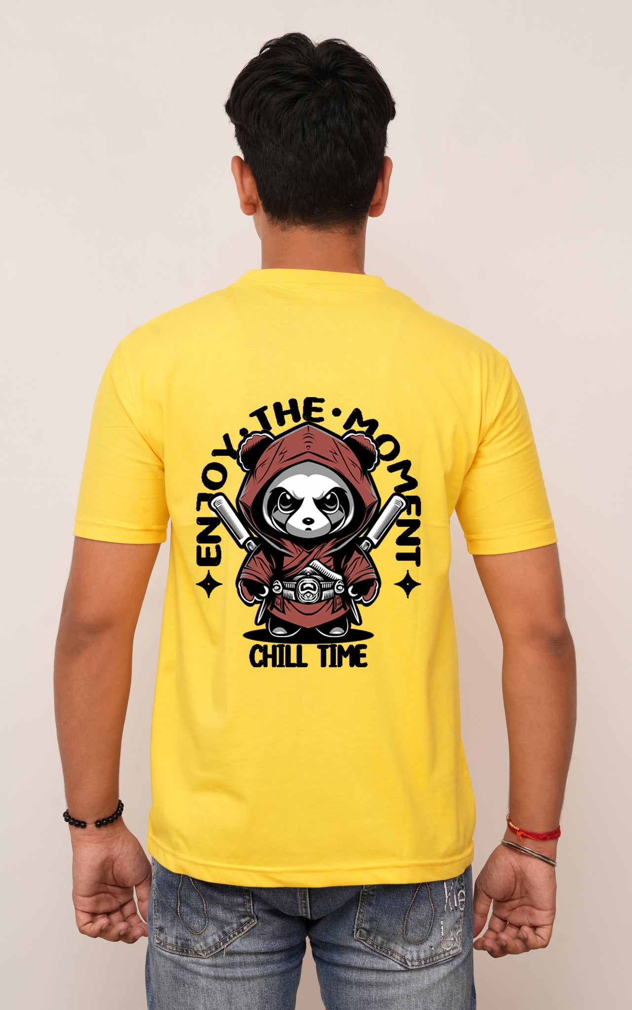 Anime Ninja Panda printed tshirt