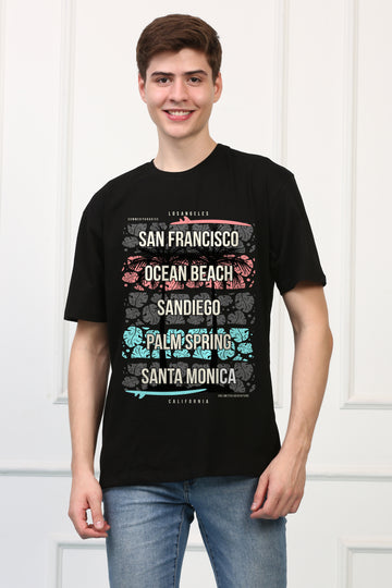 Ocean Beach Printed T shirt