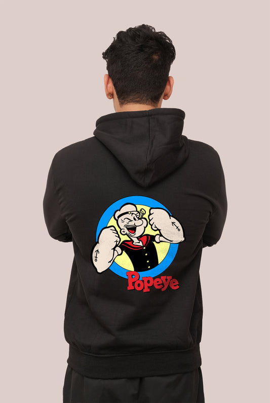 Cartoon Popeye Printed Hoodies