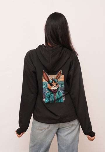 Anime Rabbit  Printed Hoodies