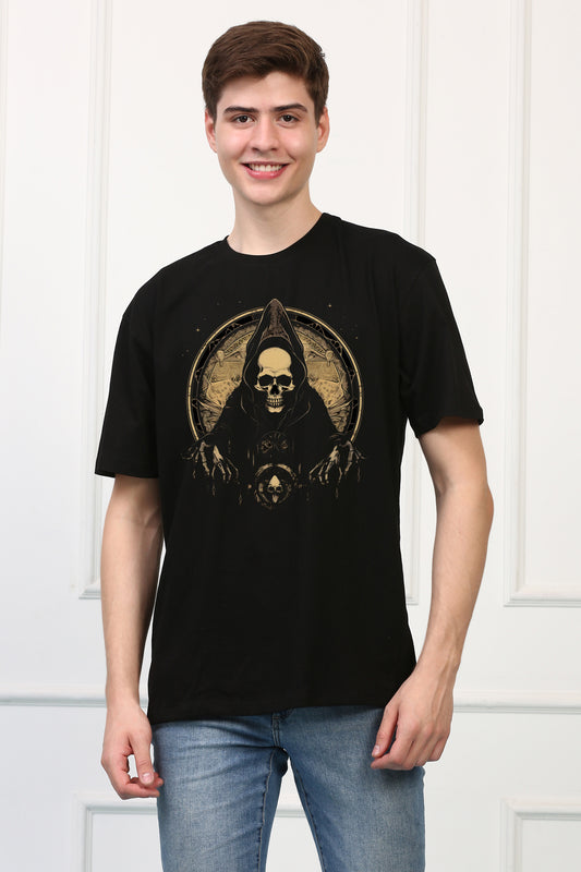 Men's Reaper 8 Oversized  Printed Tshirt