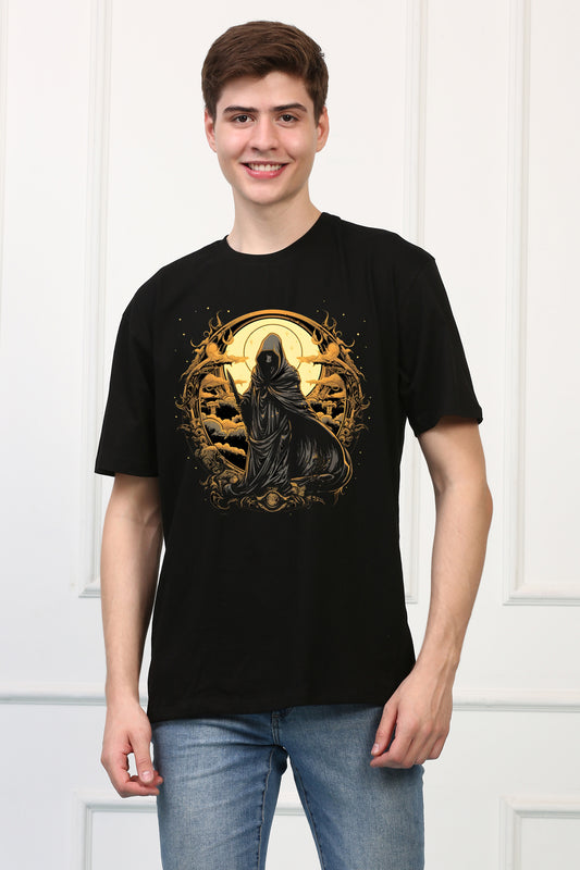 Men's Reaper 9 Oversized  Printed Tshirt