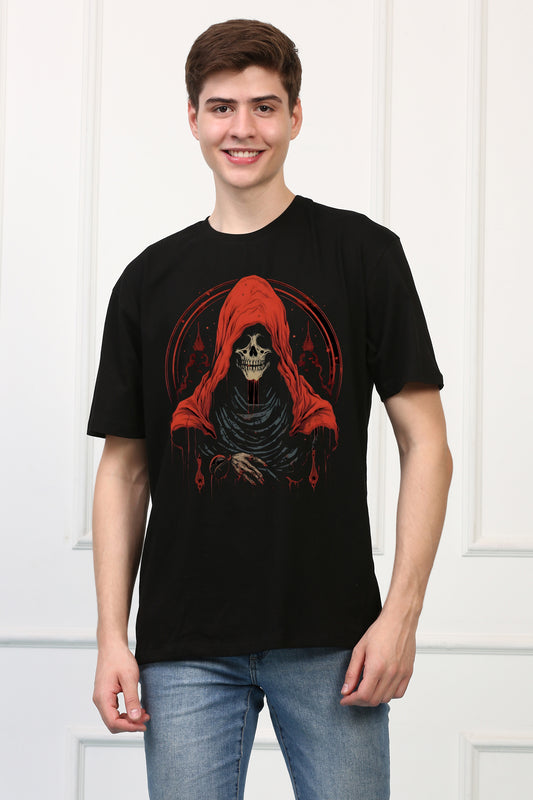 Men's Reaper 13 Oversized  Printed Tshirt