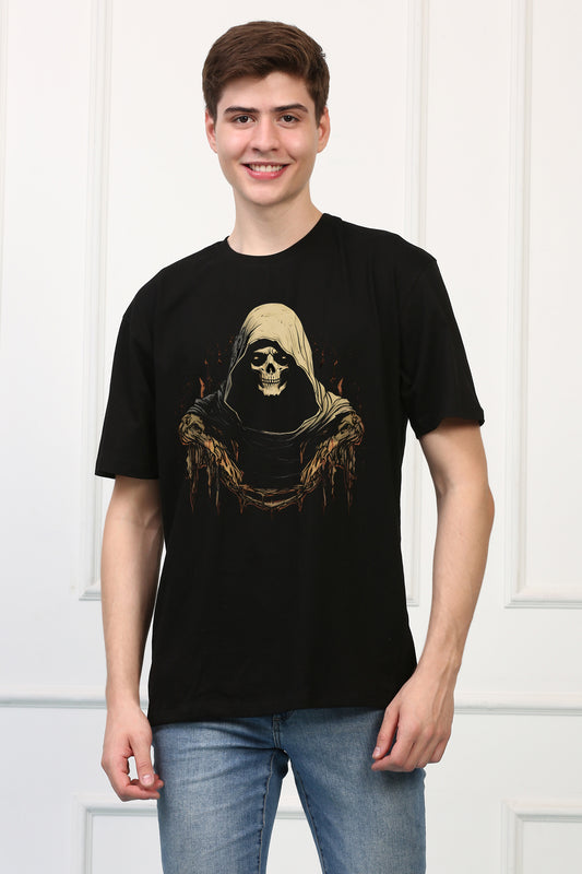 Men's Reaper 16 Oversized  Printed Tshirt