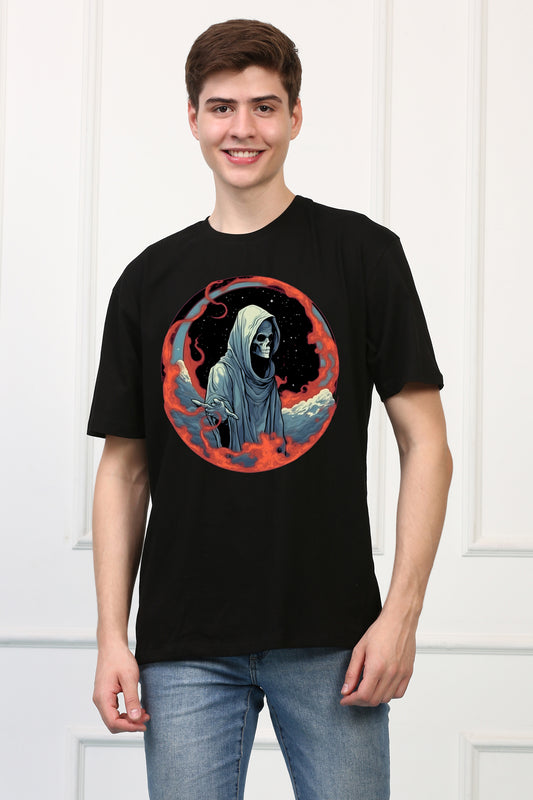 Men's Reaper 3 Oversized  Printed Tshirt