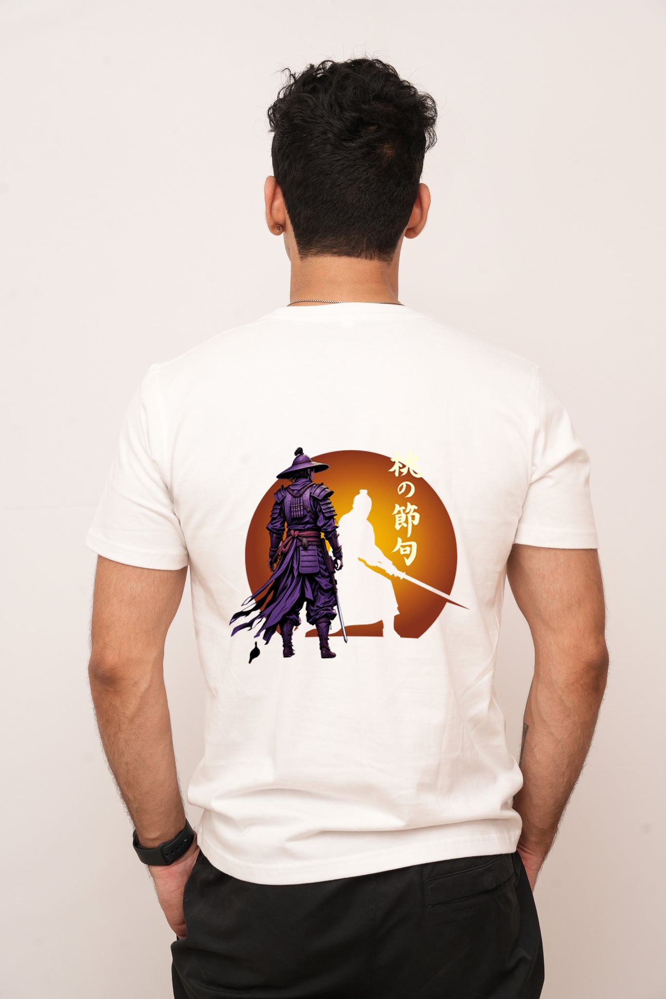 Anime Samurai Printed Tshirt