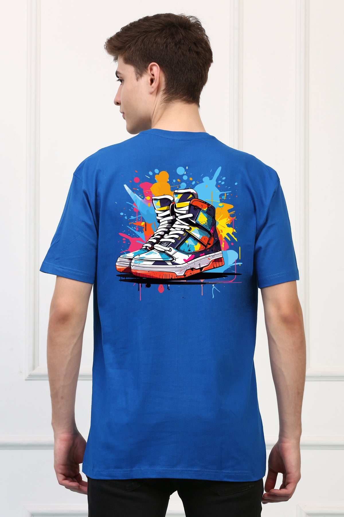 Oversized shoe Stylish Graffitti Design Printed Tshirt