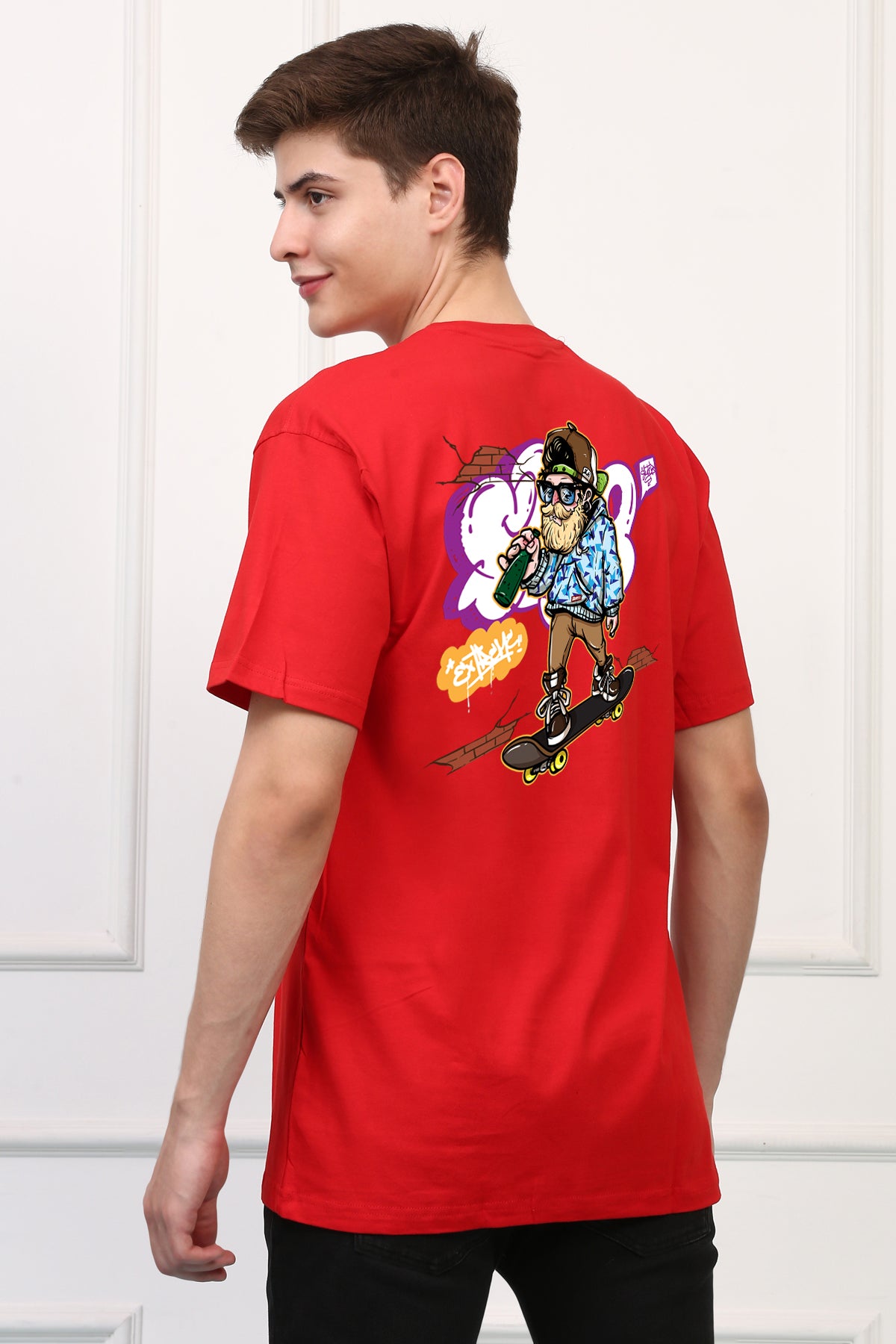 GRAFFITI Sk8 Oversized  Printed Tshirt