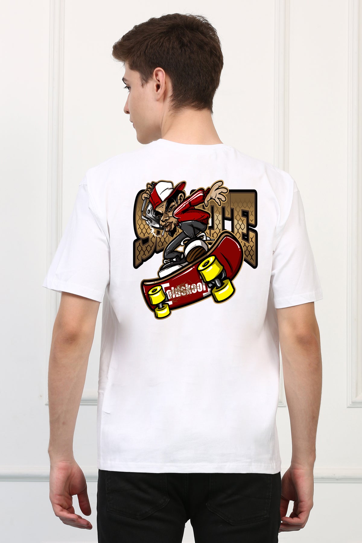 GRAFFITI Skate Oversized  Printed Tshirt