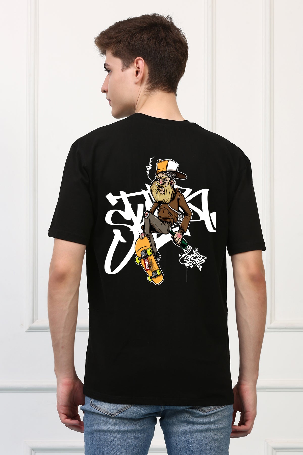 GRAFFITI Skater Oversized  Printed Tshirt