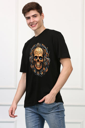 Skeleton 13 Oversized  Printed Tshirt