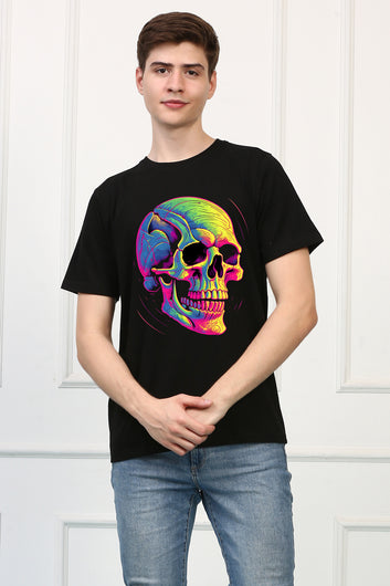 Skeleton 20 Oversized  Printed Tshirt