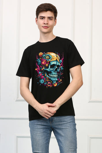 Skeleton 21 Oversized  Printed Tshirt