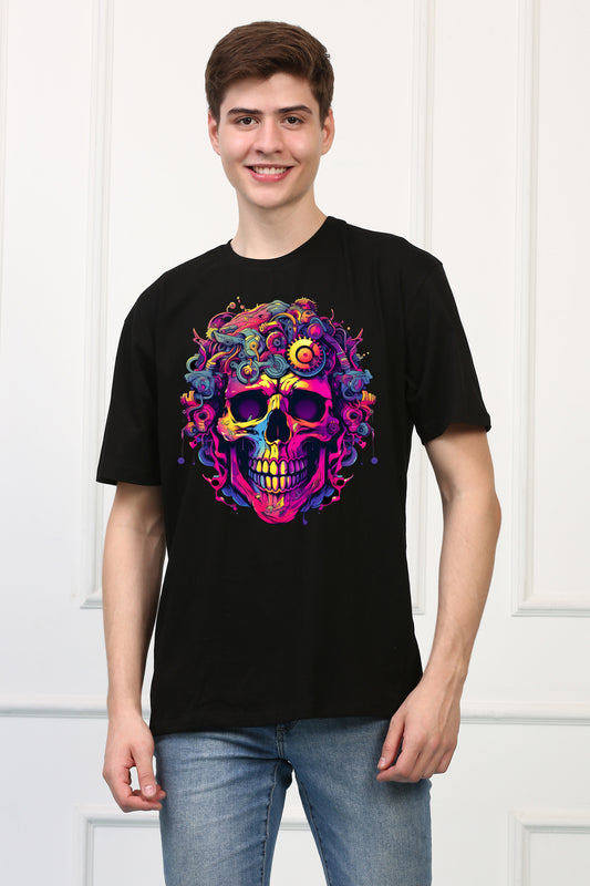 Skulls  11 Oversized  Printed Tshirt