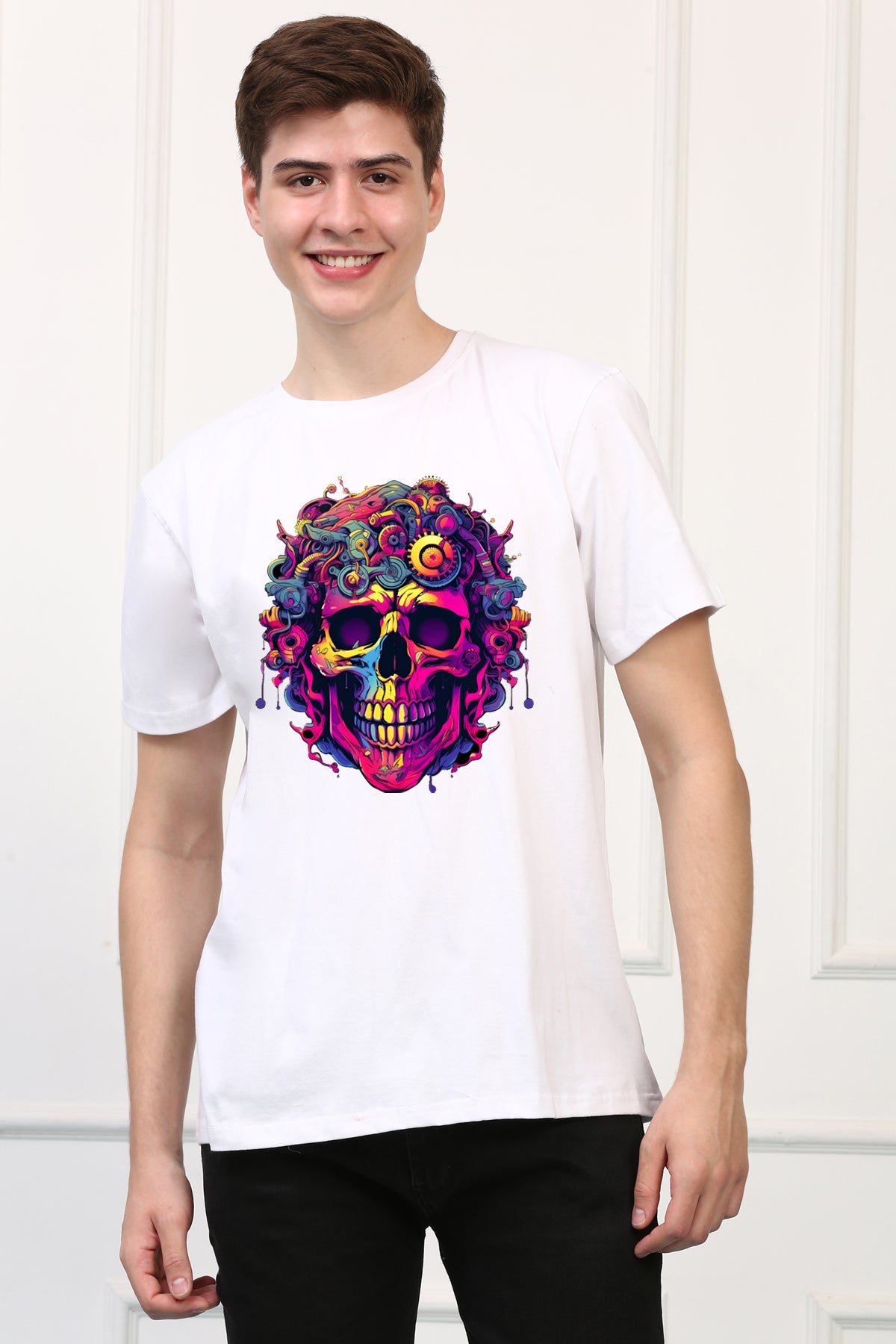 Skulls  11 Oversized  Printed Tshirt