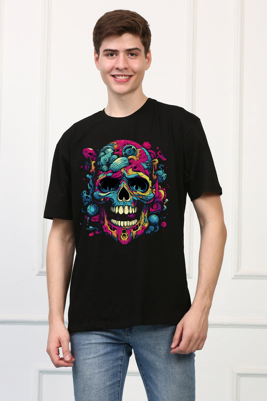 Skulls  14 Oversized  Printed Tshirt