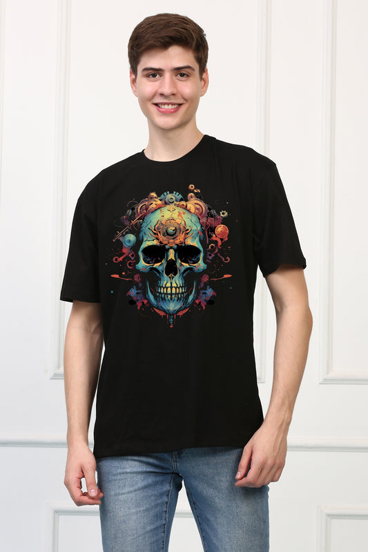 Skulls  8 Oversized  Printed Tshirt