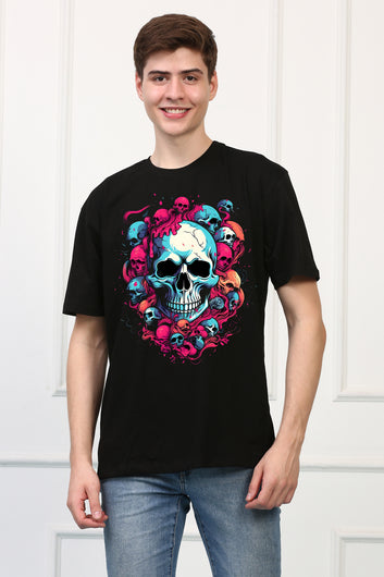 Skulls  9 Oversized  Printed Tshirt