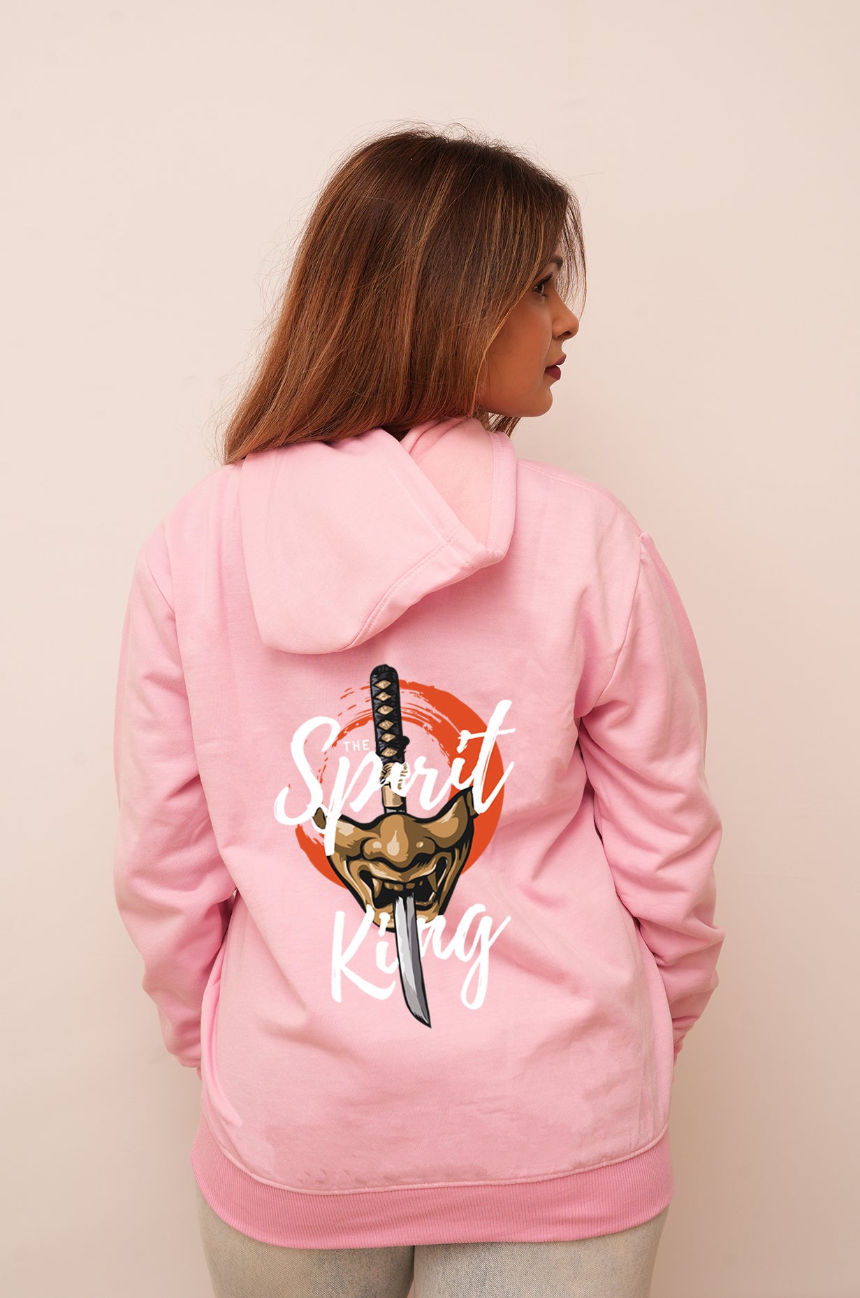 Typography Spirit King Printed Hoodies