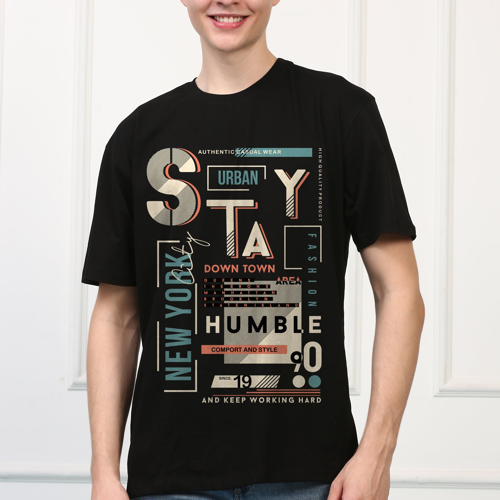 Stay Humble Printed Tshirt