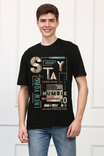 Stay Humble Printed Tshirt