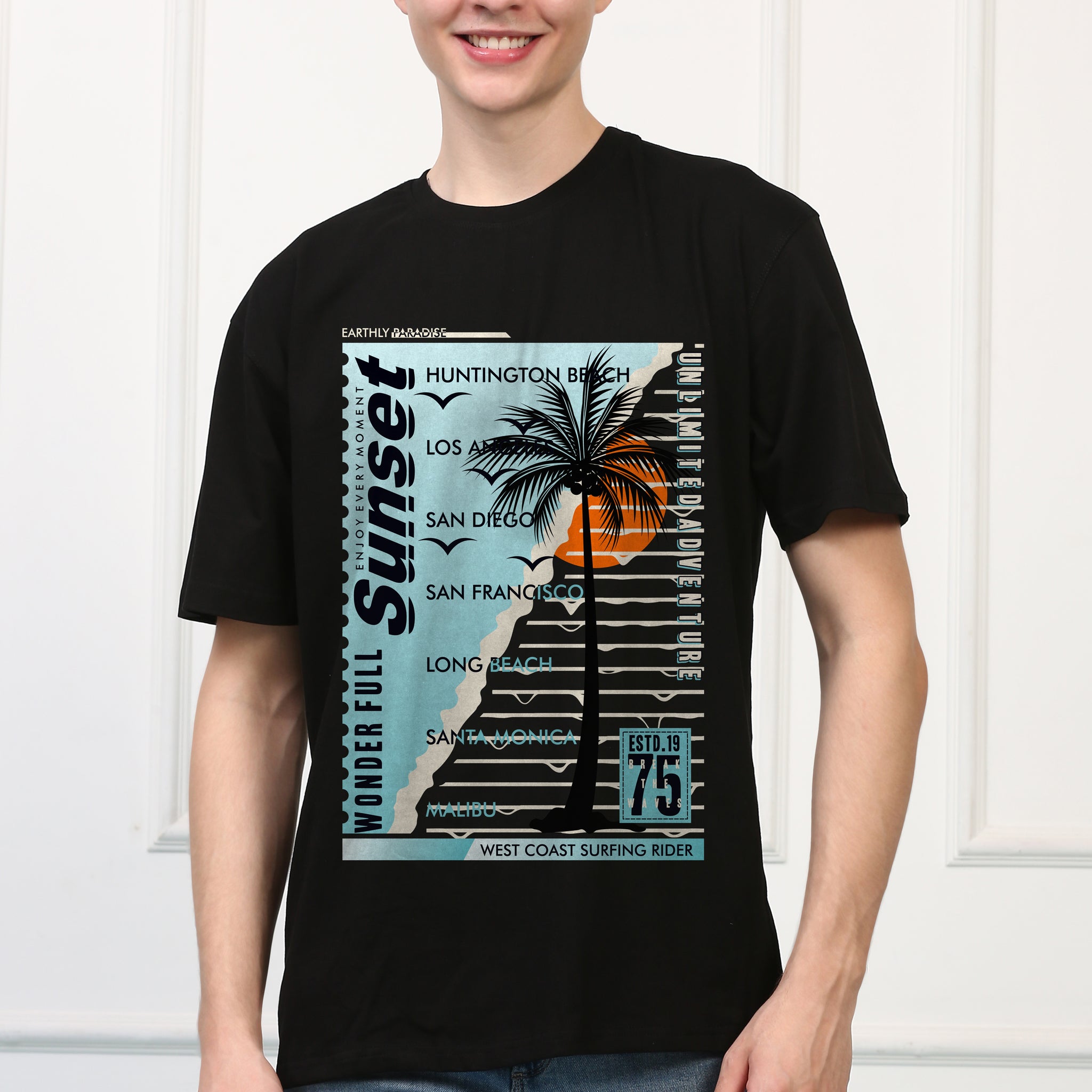 Sunset Printed T shirt