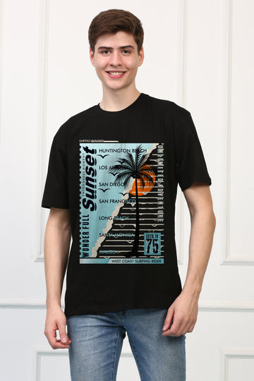 Sunset Printed T shirt