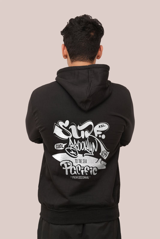 Typography Surf Printed Hoodies