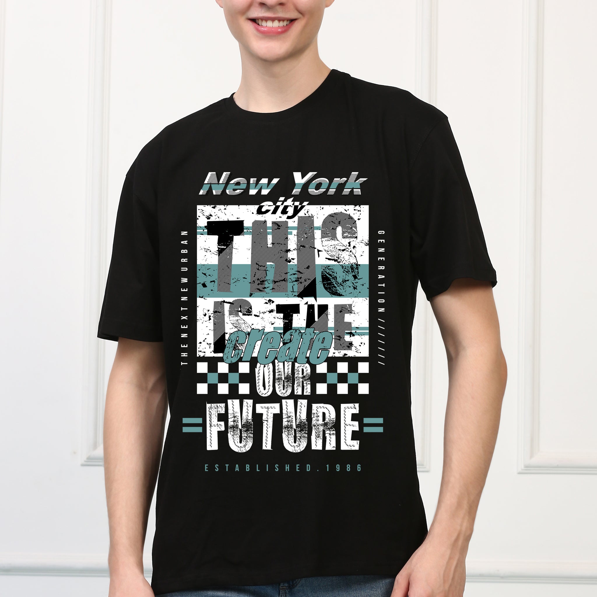 NYC future Printed T shirt