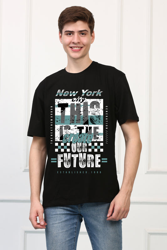 NYC future Printed T shirt